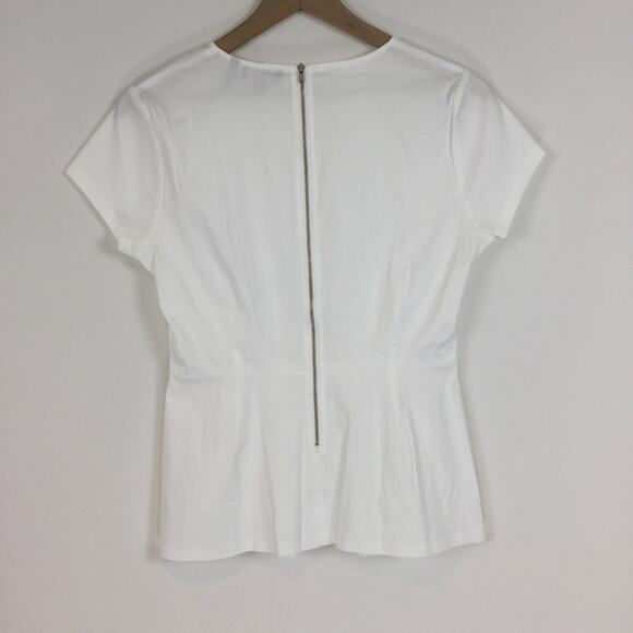 Theory Carrian Peplum Top, Size Medium - Picture 4 of 5